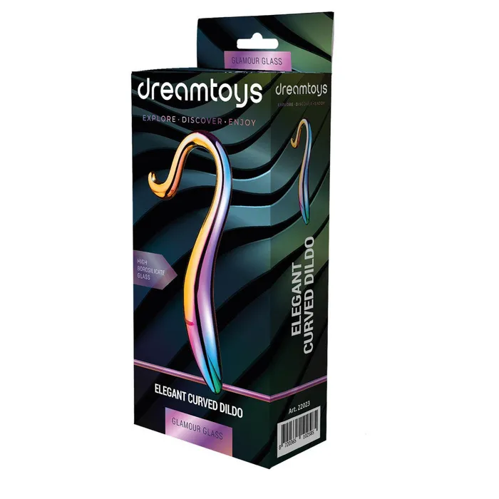 Elegant Curved Glass Anal Toy Dildo Dream Toys Dildos