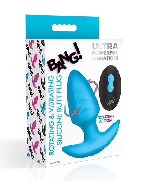 Bang Rotating Vibrating Tapered Butt Plug wRemote Xr LLC Anal