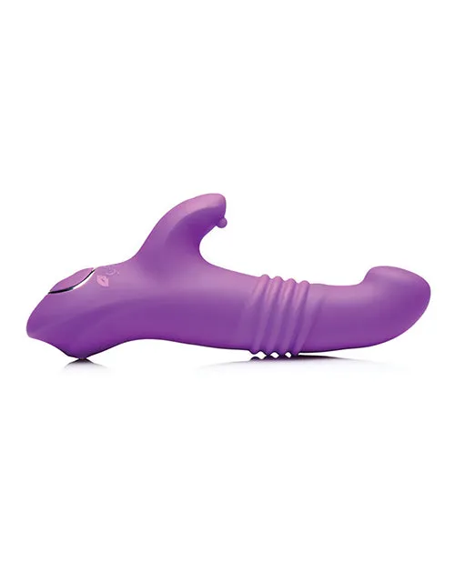 Curve Toys Gossip Blasters 7x Thrusting Silicone Rabbit Vibrator Violet Curve Toys Vibrators Curve Toys Gossip Blasters 7x Thrusting Silicone Rabbit Vibrator Violet Curve Toys Vibrators