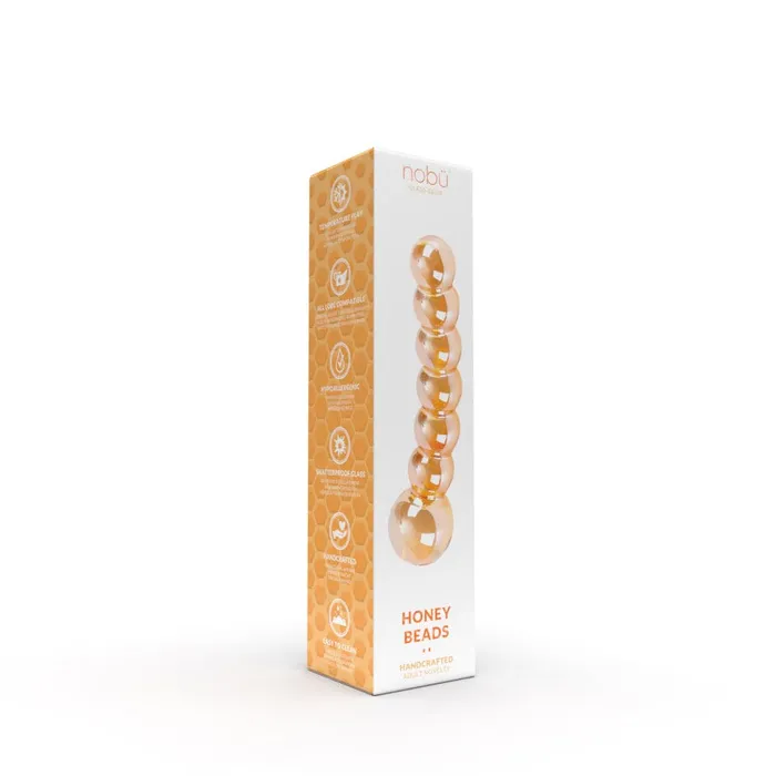 Dildos nob nob Glass Gems Honey Beads Glass Dildo