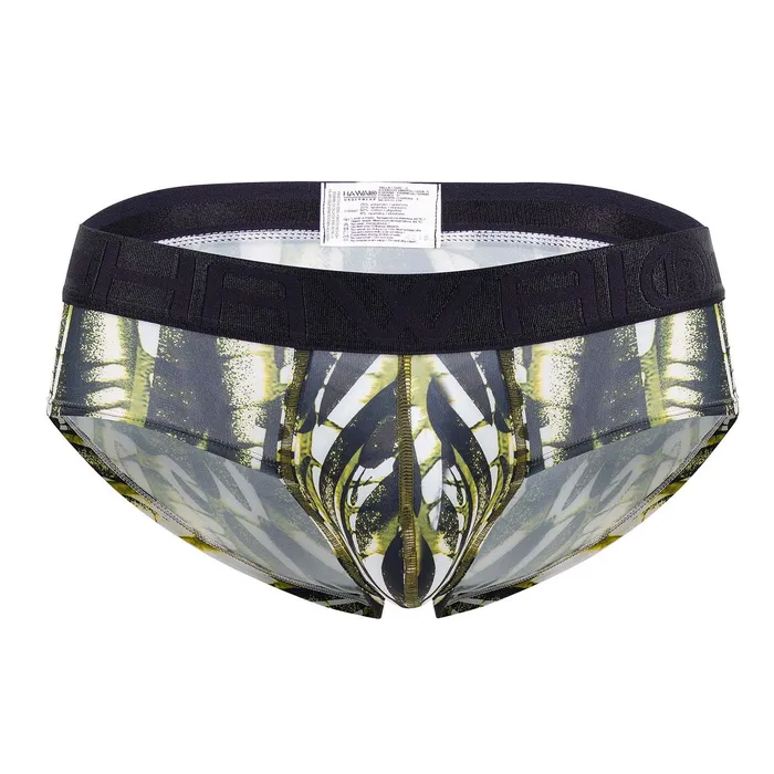 HAWAI Vibrators Printed Microfiber Hip Briefs