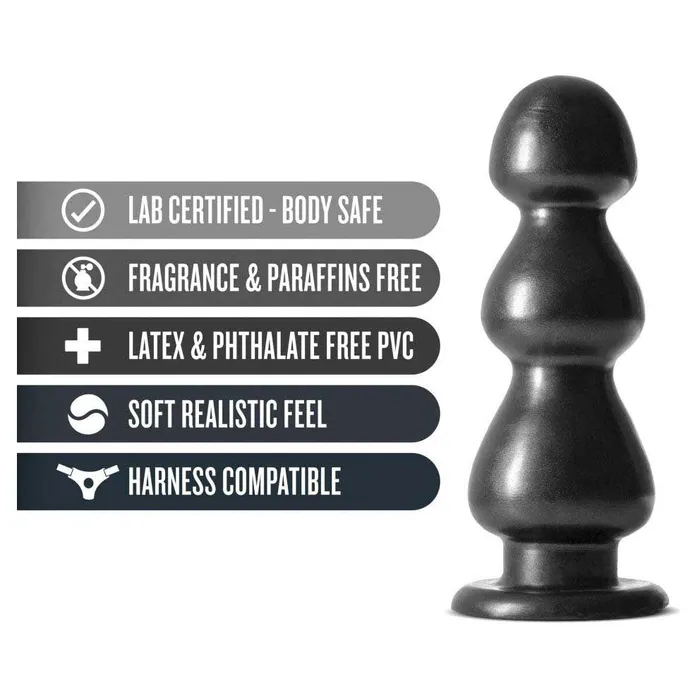 iloveexcitement Anal Jet Fierce Carbon Metallic Black 10 Anal Plug