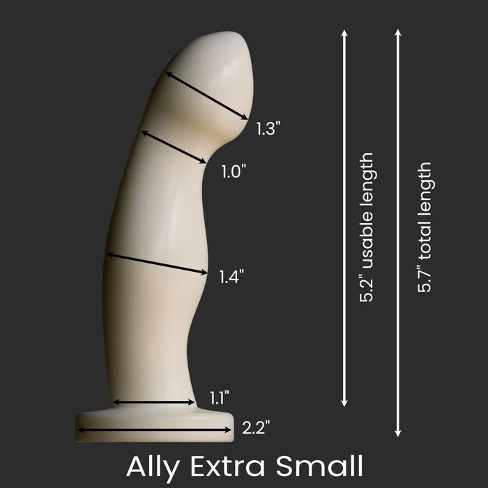Male Sex Toys ThemFriends Ally Extra Small Single Density Trans Pride Fade Medium Firm