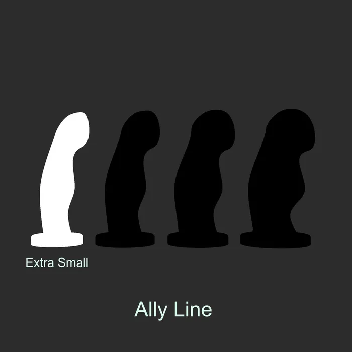 Male Sex Toys ThemFriends Ally Extra Small Single Density Trans Pride Fade Medium Firm