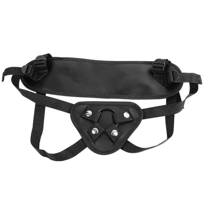 Onion Toy Female Sex Toys Adjustable Black Leather Wearing Dildo Belt Panty