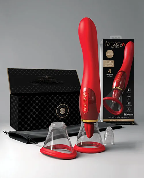 Pipedream Products Fantasy for Her Ultimate Pleasure 24K Gold Seasonal Luxury Edition wTravel Bag Luxury Box Red Vibrators Pipedream Products Fantasy for Her Ultimate Pleasure 24K Gold Seasonal Luxury Edition wTravel Bag Luxury Box Red Vibrators