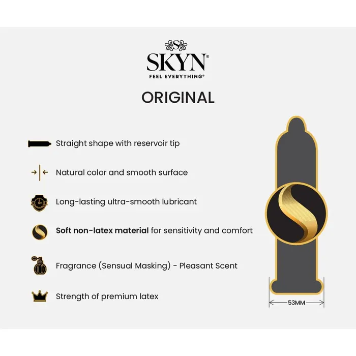 Vibrators Lifestyles Condoms Lifestyles Skyn Orginal NonLatex Condoms
