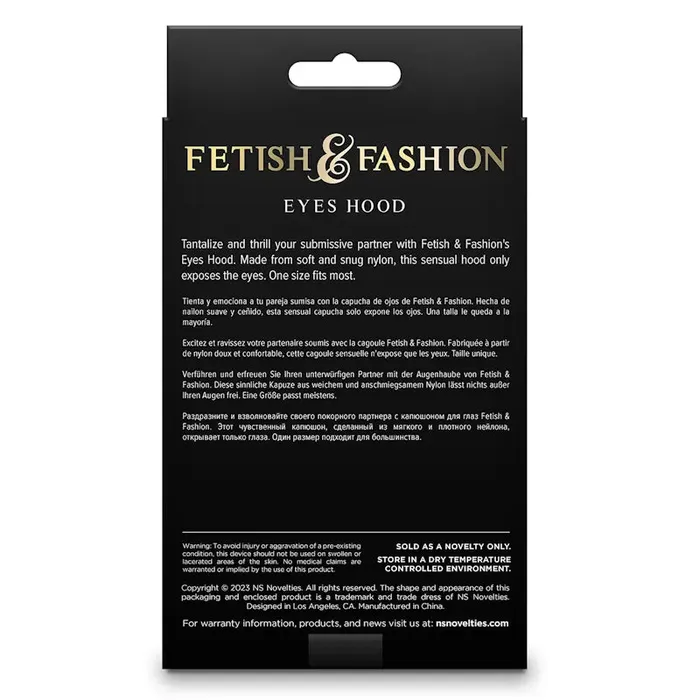 Female Sex Toys NS Novelties Fetish Fashion Eyes Hood