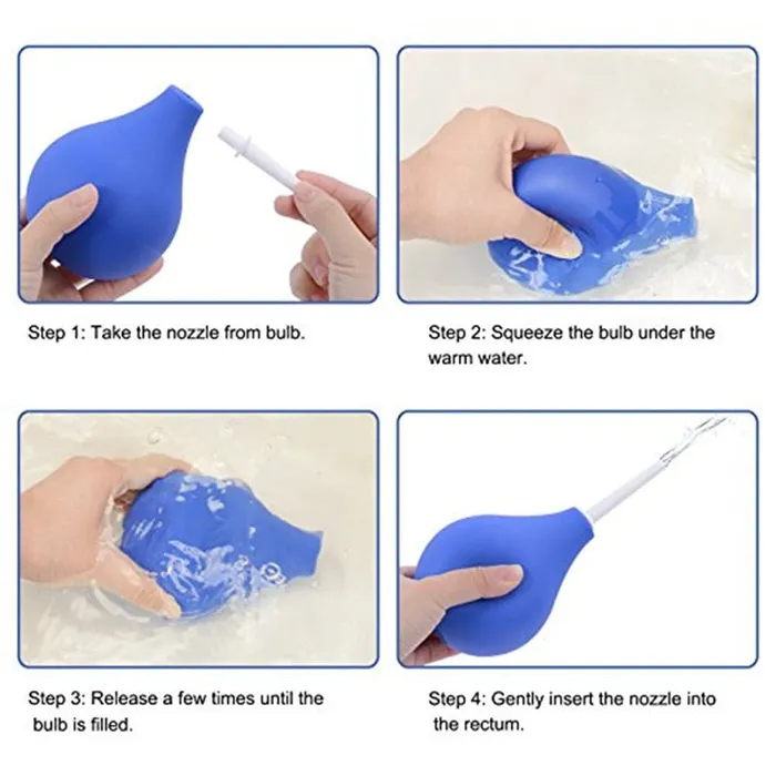 Own Pleasures Male Sex Toys Silicone Anal Cleaner Flush