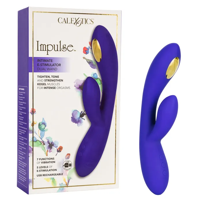 CalExotics Female Sex Toys Calexotics Se0630503 Impulse Intimate EStimulator Dual Wand CalExotics Female Sex Toys Calexotics Se0630503 Impulse Intimate EStimulator Dual Wand