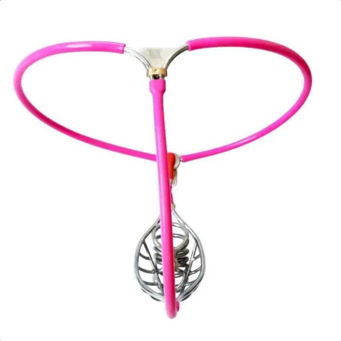 CHASTITY CAGE CO Dildos Pink Chastity Belt 23 inches to 43 inches Waistline CHASTITY CAGE CO Dildos Pink Chastity Belt 23 inches to 43 inches Waistline