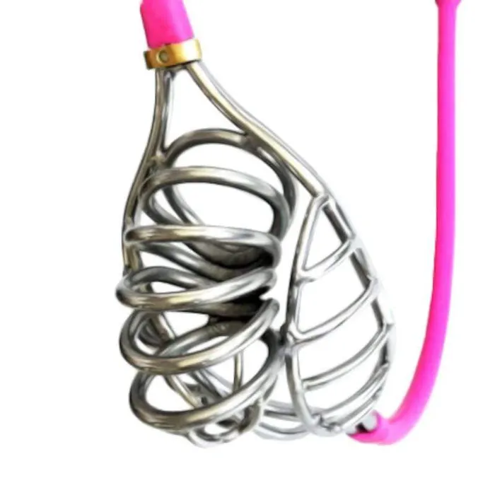 CHASTITY CAGE CO Dildos Pink Chastity Belt 23 inches to 43 inches Waistline CHASTITY CAGE CO Dildos Pink Chastity Belt 23 inches to 43 inches Waistline