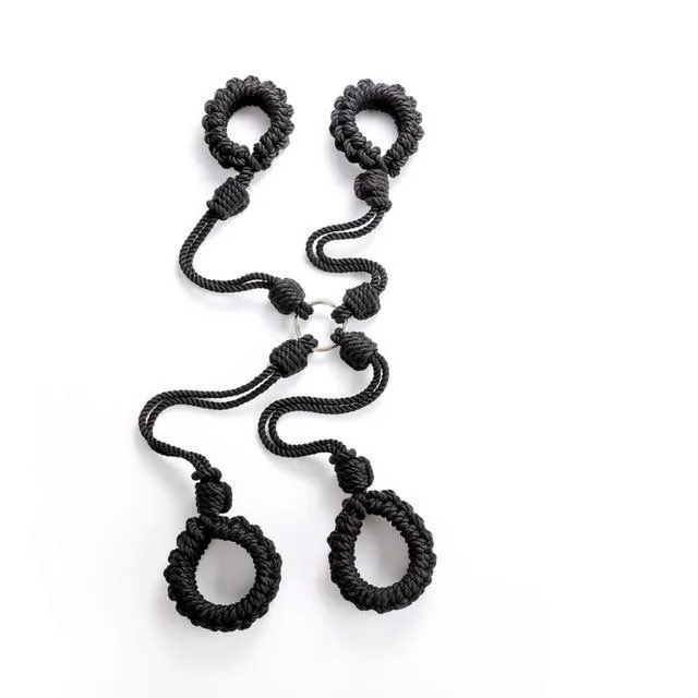 House of Dasein Couples Cuffs Shackles Braided Shibari Rope Bondage Handcuffs Ankle Cuffs Restraints Bdsm Hogtie House of Dasein Couples Cuffs Shackles Braided Shibari Rope Bondage Handcuffs Ankle Cuffs Restraints Bdsm Hogtie