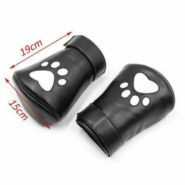 House of Dasein Pet Play Puppy Mittens Dog Gloves Hand Fist Bondage Pet Roleplay Bdsm Restraints Couples