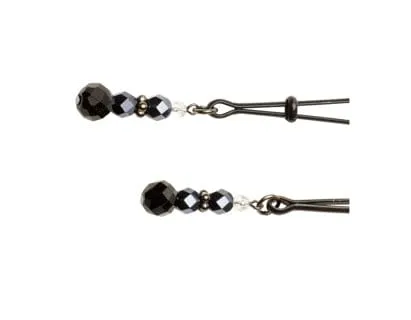 Landco Anal Spartacus Tweezer Clamp Jewel Black