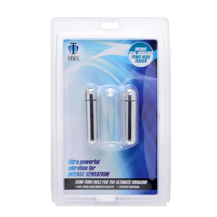 Male Sex Toys Trinity Vibes Intense Dual Vibrating Penis Head Teaser Male Sex Toys Trinity Vibes Intense Dual Vibrating Penis Head Teaser