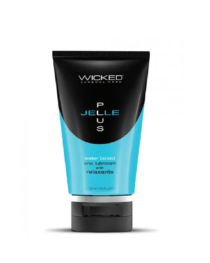 Male Sex Toys Wicked Sensual Care Wicked Jelle Plus Anal Lubricant with Relaxant 4oz Male Sex Toys Wicked Sensual Care Wicked Jelle Plus Anal Lubricant with Relaxant 4oz