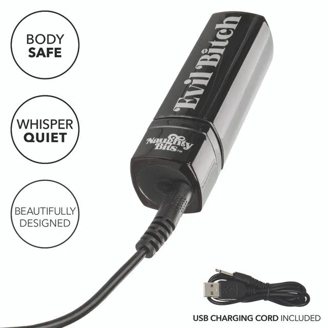 Naughty Bits by CaleXOtics Female Sex Toys Naughty Bits EVIL BITCH Lipstick Vibrator