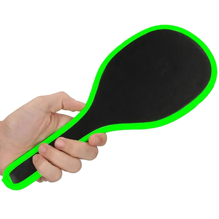Shots Toys Ouch Glow In The Dark Round Paddle pink cherry Dildos