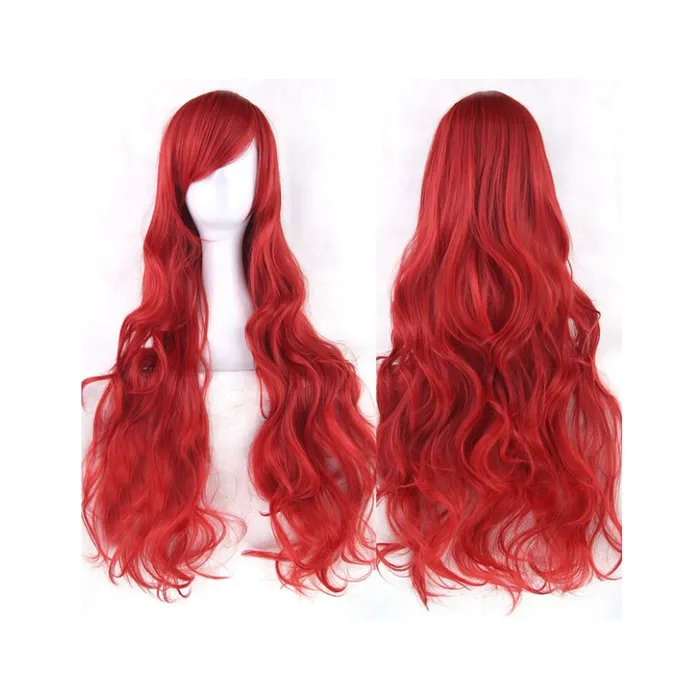 Vibrators House of Dasein Wigs Facial Hair Cosplay Long Hair Wig High Temperature Silk Multi Colored Cartoon 80Cm
