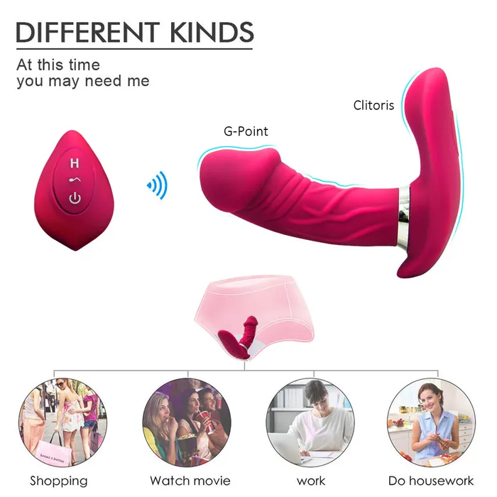 Female Sex Toys JazzToy Remote Control Wearable Panty Vibrator