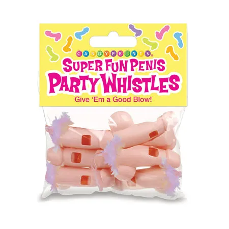 Little Genie Productions Male Sex Toys Super Fun Penis Party Whistles 6Pack