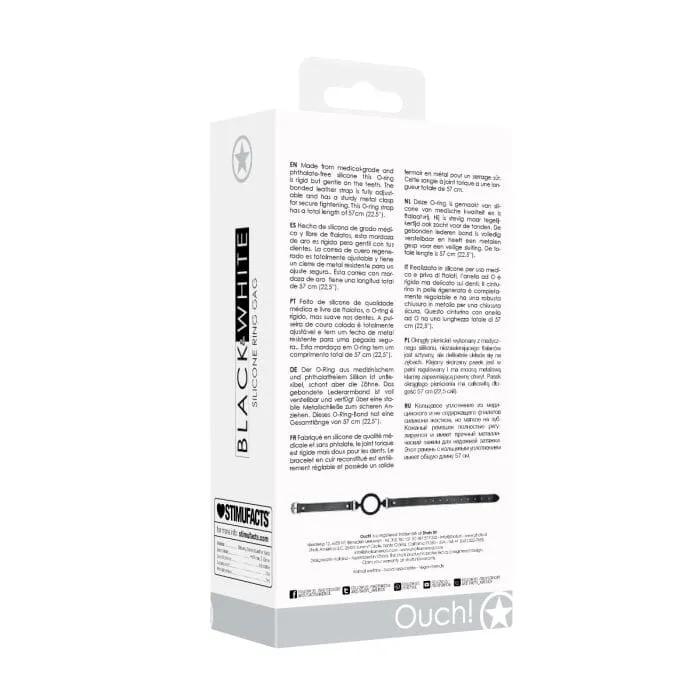 Ouch Silicone Ring Gag Male Sex Toys