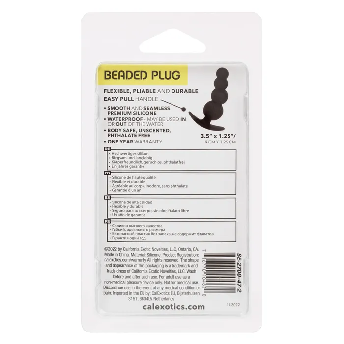 Anal CalExotics Boundless Beaded Plug CalExotics Anal CalExotics Boundless Beaded Plug CalExotics