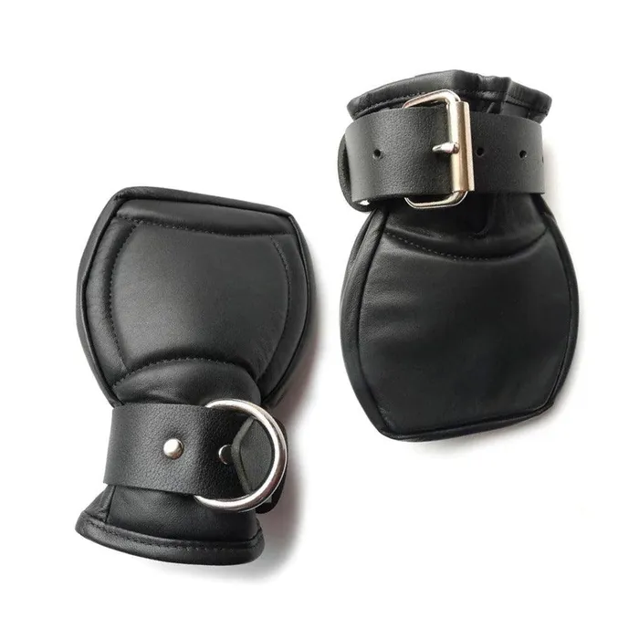 Deluxe Padded Fist Mitts Leather The Stockroom Vibrators