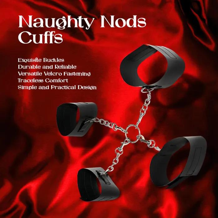 FRISKY BUSINESS SG Couples Naughty Nods Cuffs Bed Bondage Handcuff Set