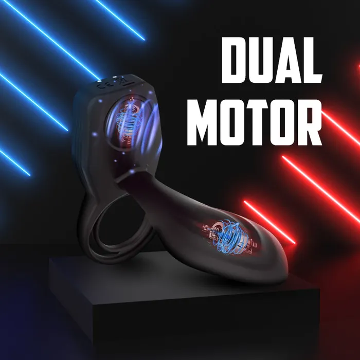 FRISKY BUSINESS SG Male Sex Toys Tingle Tongue Tango Vibrating Tapping Cock Ring
