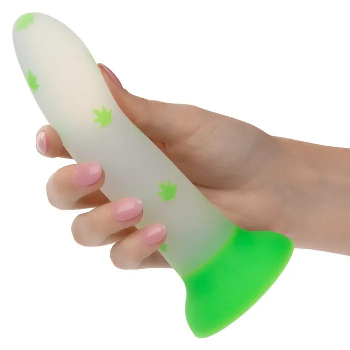Glow Stick Leaf Silicone Dildo CalExotics Dildos Glow Stick Leaf Silicone Dildo CalExotics Dildos