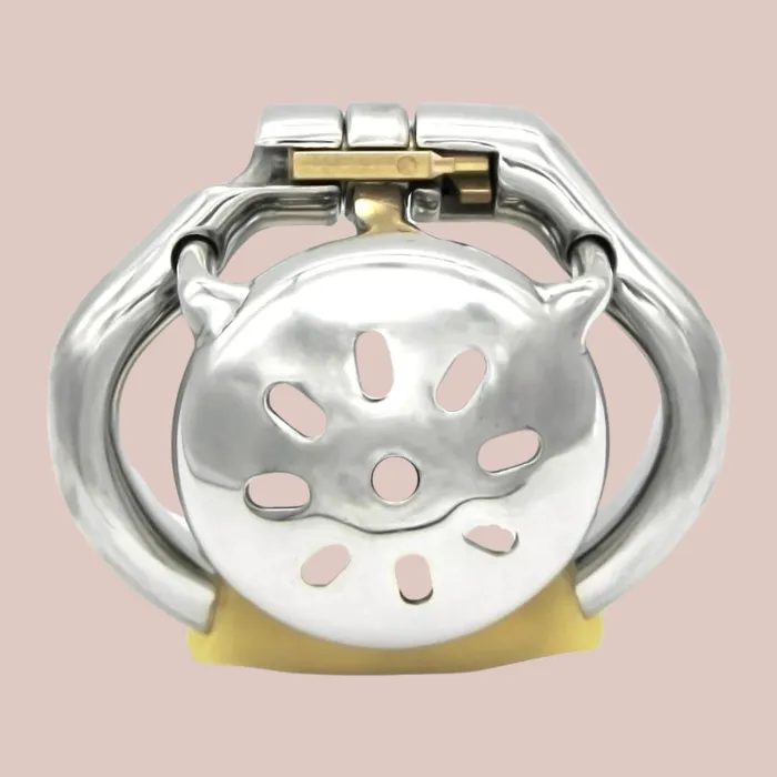House of Chastity Male Sex Toys Hinged Single Base Ring