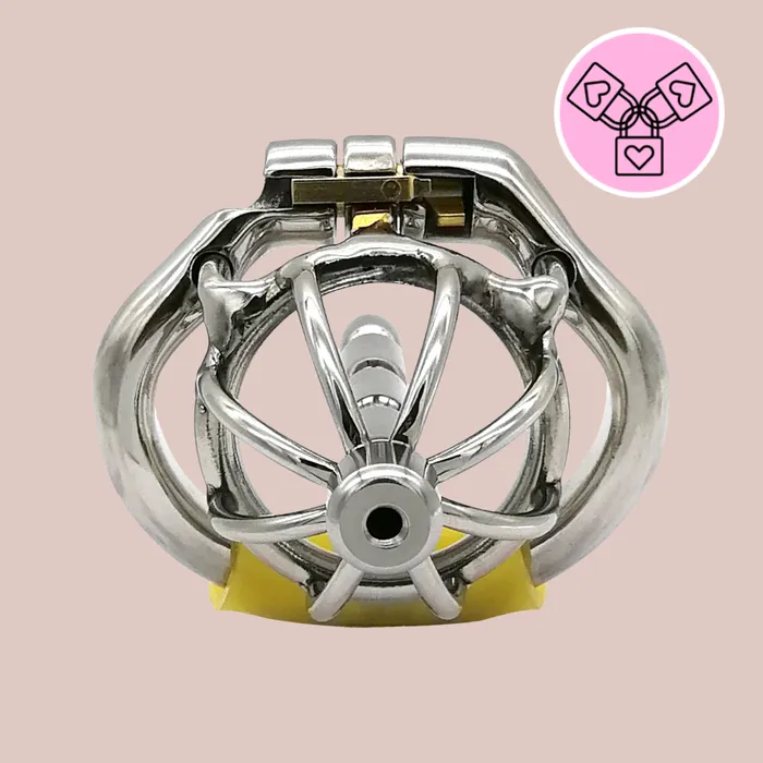 House of Chastity Male Sex Toys Hinged Single Base Ring