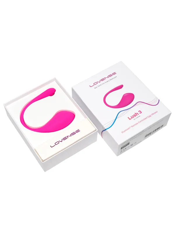 Lovense Lush 3 Bluetooth RemoteControlled Egg Vibrator Calvista Female Sex Toys