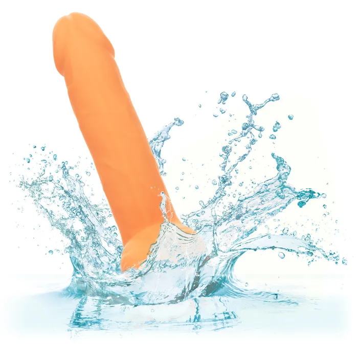 Neon Silicone Studs Realistic Dildo 61525 cm Orange CalExotics Female Sex Toys