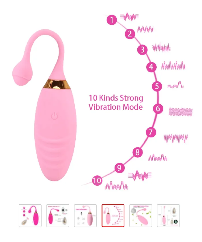 Safystyle Female Sex Toys 10 Speed Wireless Remote Jump Egg Clitoris Stimulation